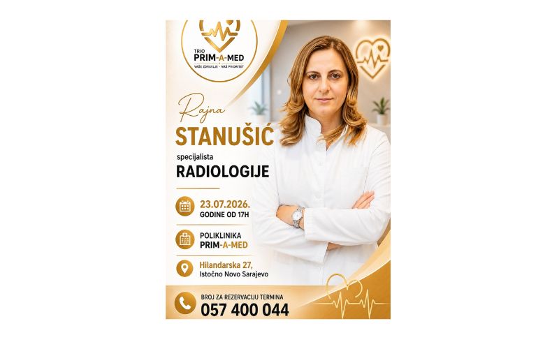 Zdravlje na prvom mjestu – iskoristite priliku za ultrazvučni pregled štitne žlijezde i dojki u Poliklinici TRIO Prim-A-Med!