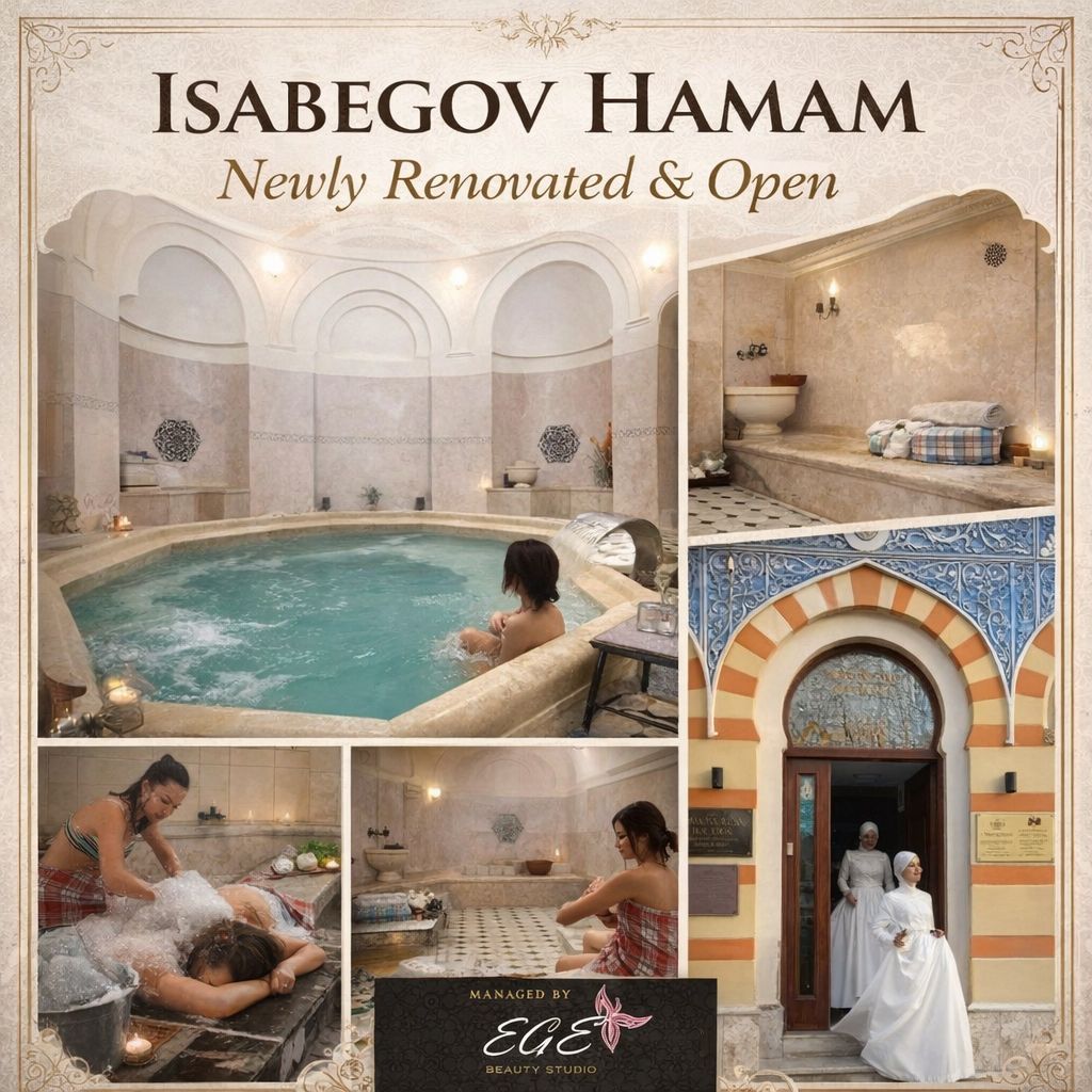 ISA BEGOV HAMAM by EGE | Doživite magiju tradicionalnog hamama uz dašak modernog luksuza – idealno mjesto za relaksaciju, opuštanje i regeneraciju tijela i duha!