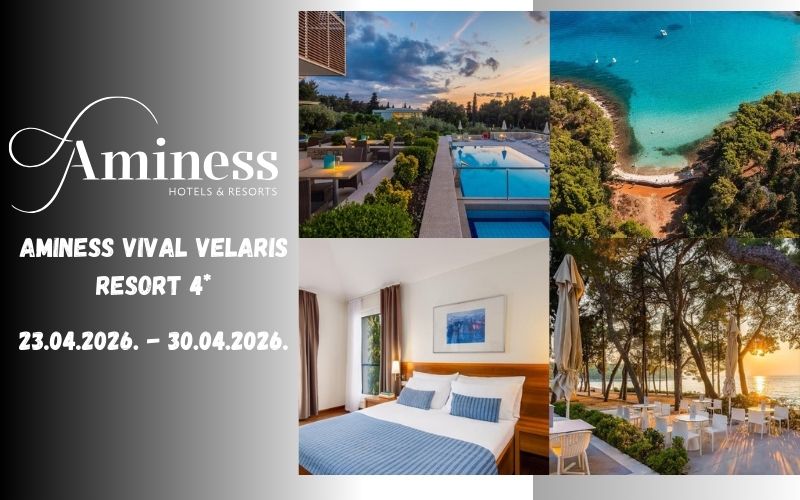 Doživite čaroliju Brača u Aminess Vival Velaris Resortu 4* – romantična atmosfera, mirisi Mediterana i nezaboravni morski doživljaji!