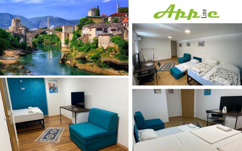 Istražite ljepote Mostara i uživajte u boravku u Appleline apartmanima, uz jedinstven pogled na simbol grada – veličanstveni Stari most!