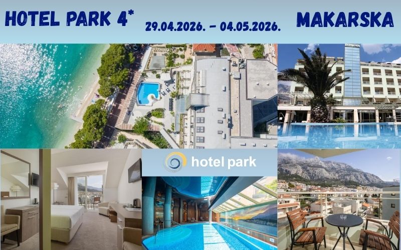 Prvomajsko uživanje uz šum mora – doživite eleganciju, vrhunsku udobnost i nezaboravan odmor u Hotelu Park 4* na jedinstvenoj lokaciji Makarske!