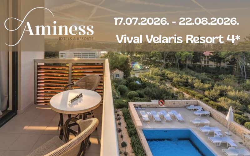 Doživite čari Brača uz miris borove šume i šum mora u Aminess Vival Velaris Resortu 4*, idealnom za opuštajući odmor!