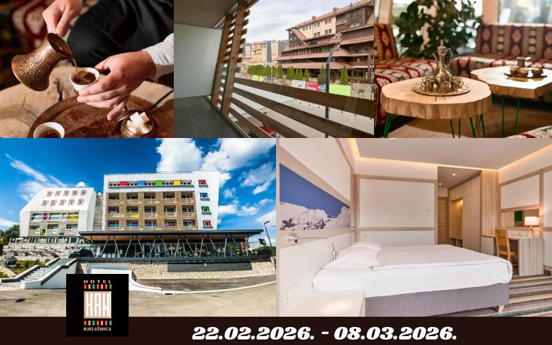 LAST MINUTE ponuda za zimsku čaroliju na Bjelašnici – uživajte u toplini, eleganciji i vrhunskom komforu u Hotelu Han 4* i priuštite sebi nezaboravan odmor!