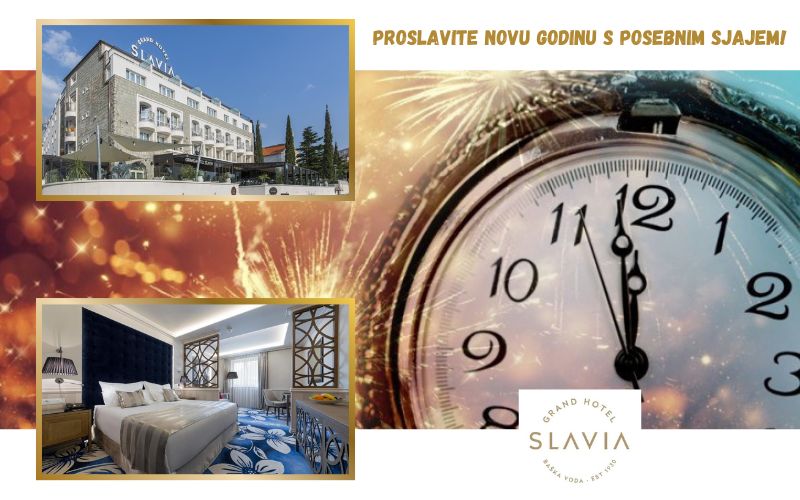 Otkrijte svijet potpunog opuštanja i luksuza te dočekajte Novu godinu u udobnosti i magiji Grand Hotela Slavia 4* u prelijepoj Baškoj Vodi!