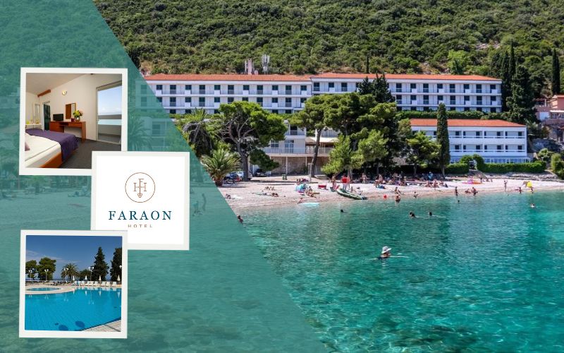 Neka svaki trenutak bude posebna uspomena uz All Inclusive uslugu i čaroban pogled na more u Hotelu Faraon 3*, Trpanj!