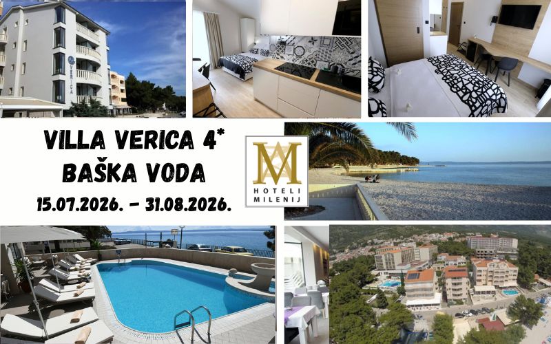 Doživite čari Baške Vode uz Villu Verica 4* – moderan smještaj, vrhunsku udobnost i ugodnu mediteransku atmosferu!
