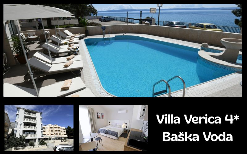 Villa Verica 4* - uživajte u fantastičnom odmoru u srcu Baške Vode uz moderno opremljene apartmane i predivnu mediteransku atmosferu!