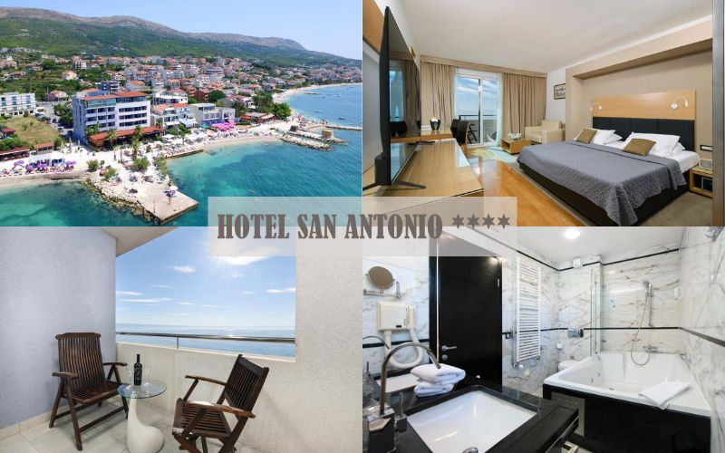Hotel San Antonio 4* u Podstrani savršeno je mjesto za bijeg od svakodnevice, uz more, sunce i neodoljivi dalmatinski ugođaj!