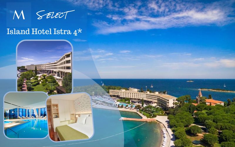 Island Hotel Istra 4*  | Provedite opuštajući odmor na čarobnom otoku okruženi morem, mediteranskim vrtovima i šetnicama nadomak Rovinja!