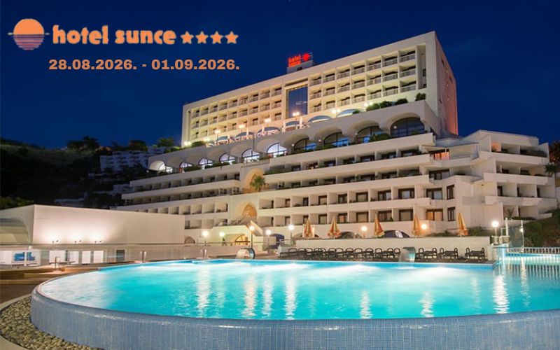 Prepustite se čarima Jadrana, kristalno čistog mora i sunčanih plaža uz LAST MINUTE ponudu i boravak u Hotelu Sunce 4* u Neumu!