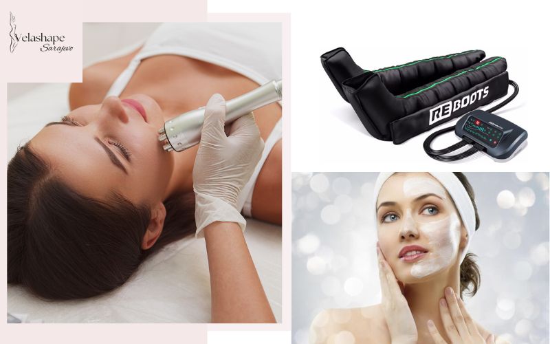 Obnavljajuća njega lica i tijela radiofrekvencijom, maskom i limfnom drenažom uz Recovery Boots u Velashape Salonu!
