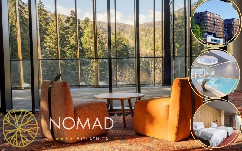 Hotel Nomad 4*, Bjelašnica | Uživajte u planinskom odmoru iz snova uz mir, udobnost i čarobnu atmosferu Wellness & Spa centra!