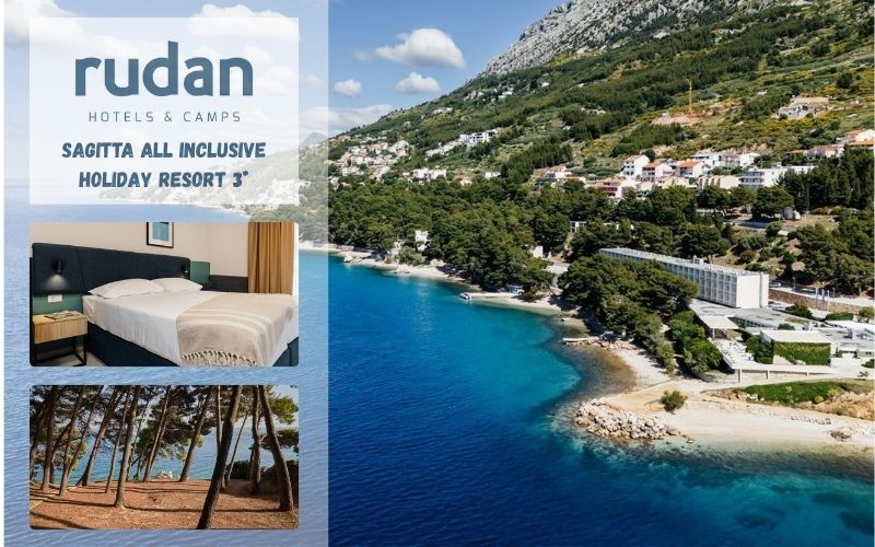 Sagitta All Inclusive Holiday Resort 3* | Prepustite se čarima Jadrana uz kristalno čisto more, mediteranski ambijent i bezbrižne trenutke ispunjene odmorom i uživanjem!
